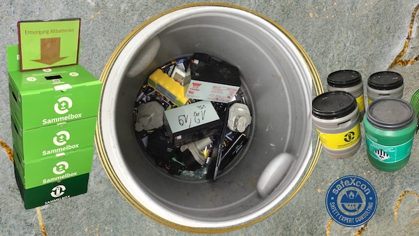 Entsorgung von Altbatterien