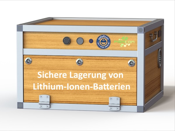 sichere Lagerung von Lithium-Batterien sichere Lagerung von Lithium-Batterien