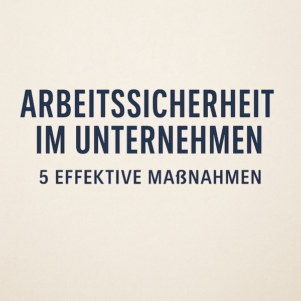 Arbeitssicherheit im Unternehmen
